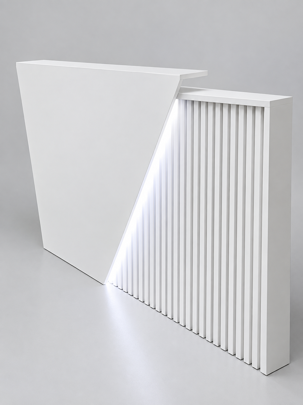 Mostrador con luces led