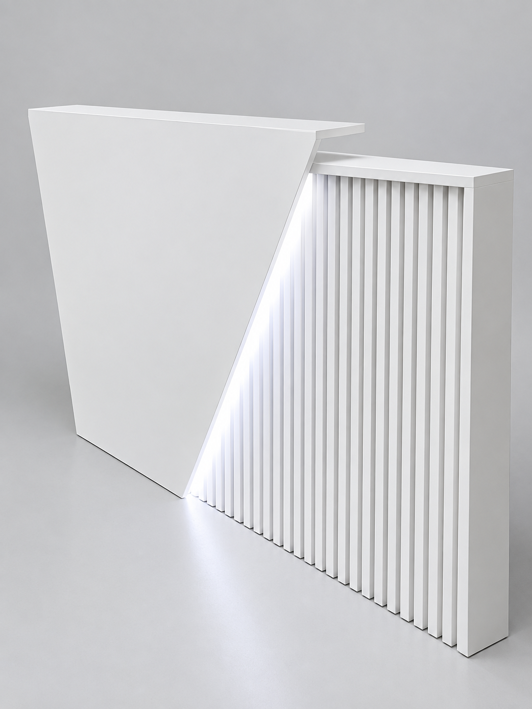 Mostrador con luces led